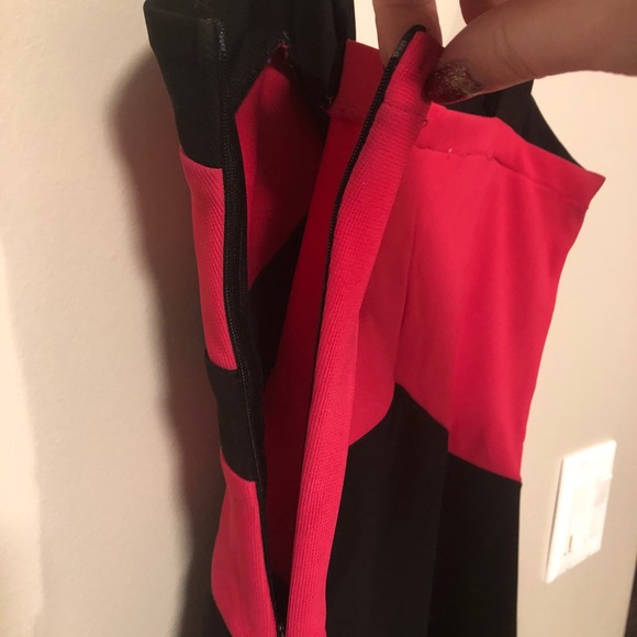 Pink and Black Dress - Picture 5 of 6